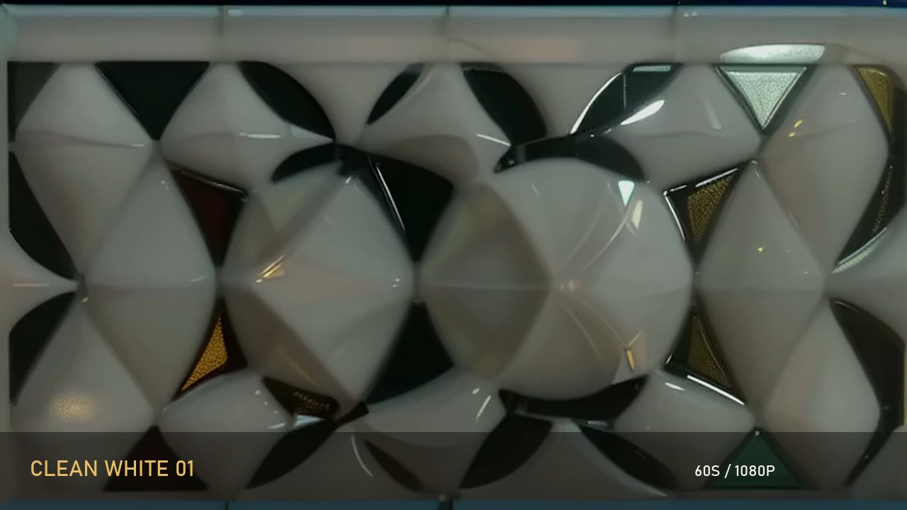 White ceramic stained-glass loop preview